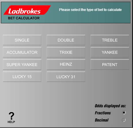 ladbrokes bet calculator horse racing - Ladbrokes betting